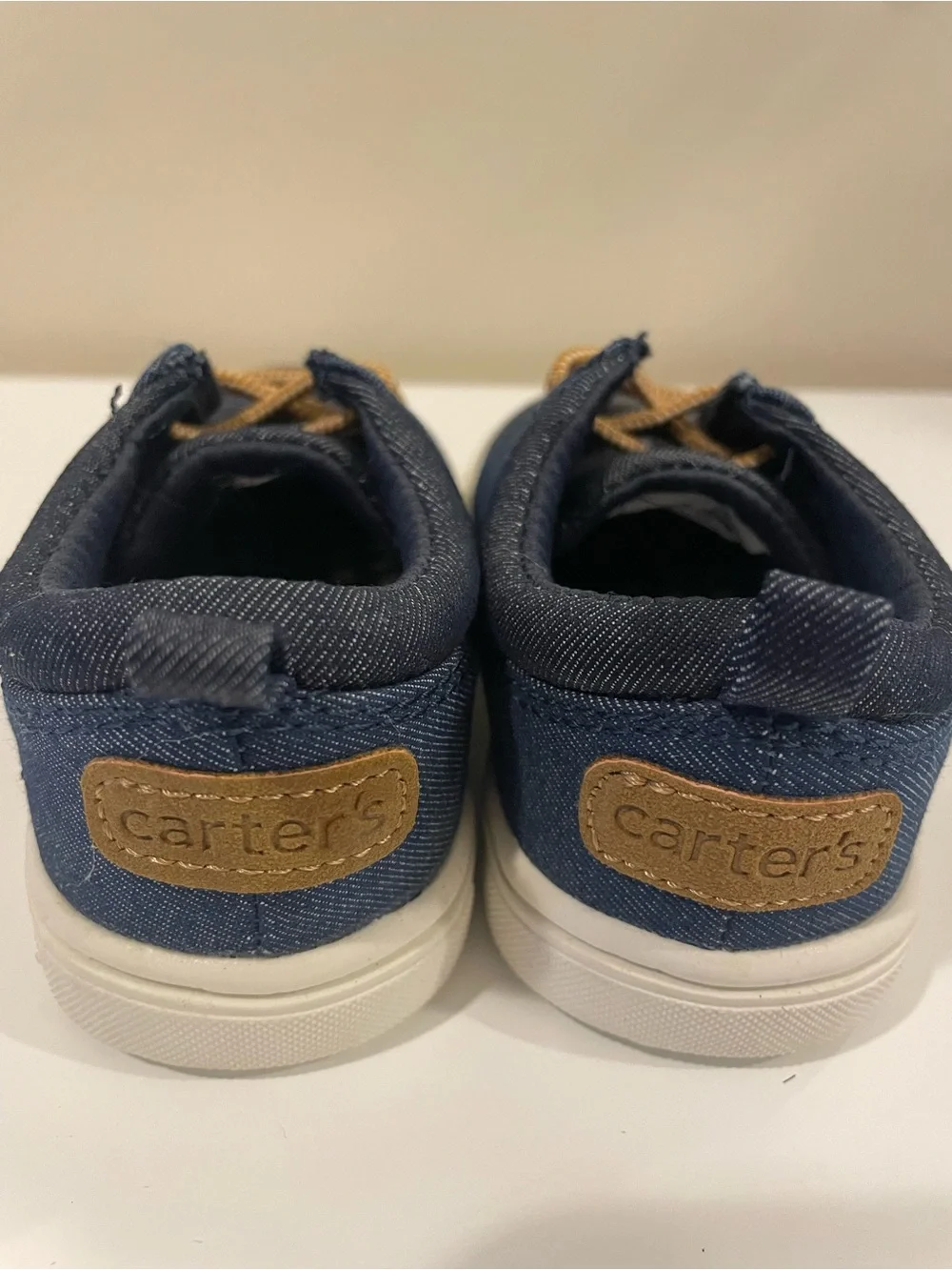 Carter's Navy Toddler Size 7 Canvas Sneakers